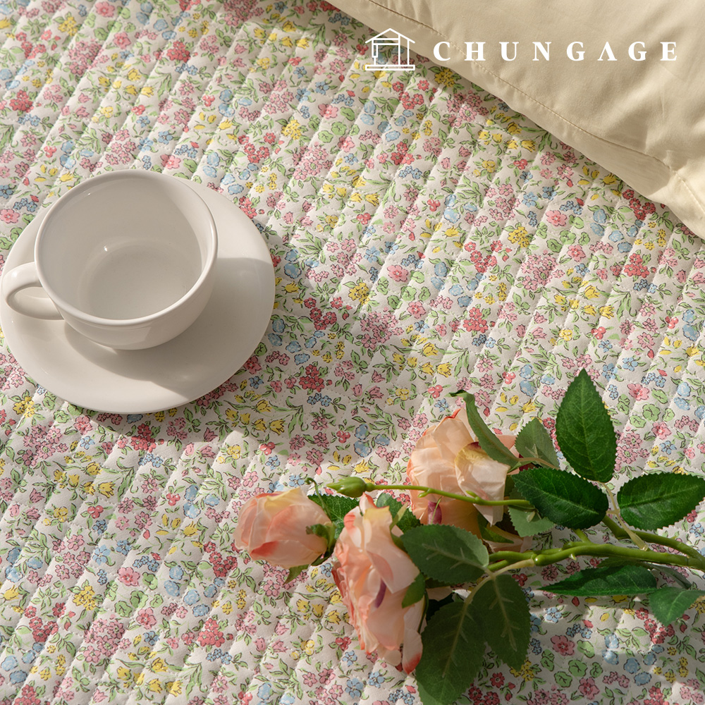 キルティング生地コットン花柄フラワー生地20カウントブルーミー