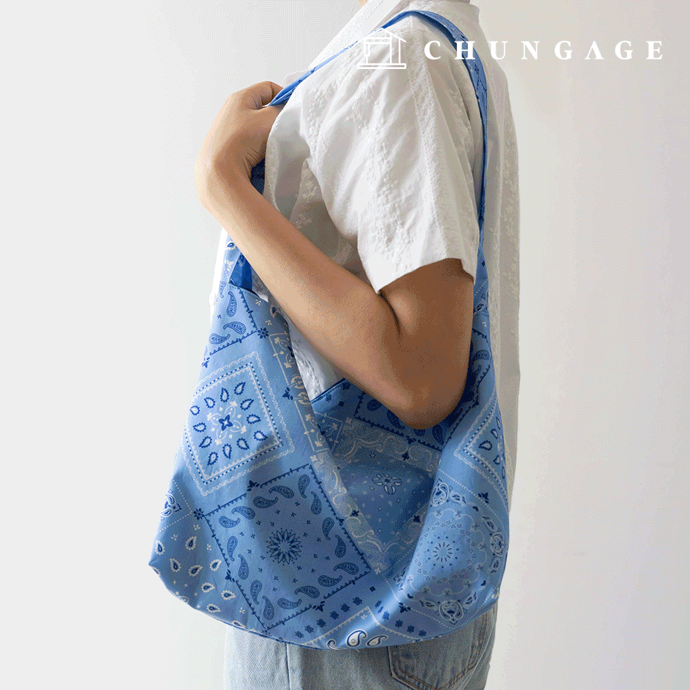 DTP生地綿生地20カウントビンテージペイズリー生地フェイゼル青色424