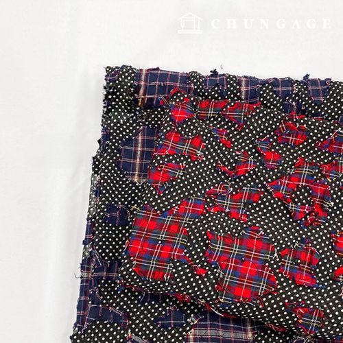 刺繍シフォン生地チェック生地ボヘミアンレース2種9159