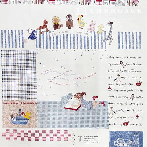 綿生地ツイルカット紙16水ハッピータイム9272