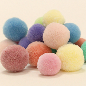 毛玉装飾フォームフォーム25mm綿菓子セット10個入り76932