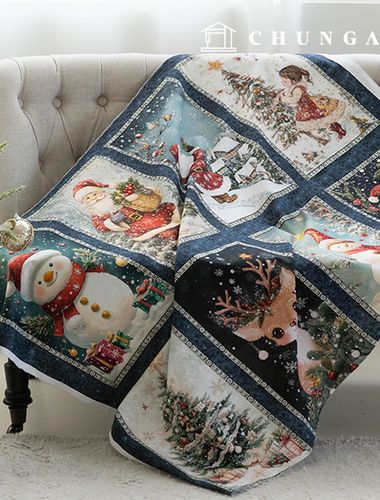 綿生地クリスマス20カウント生地カット紙ウィッシュクリスマス