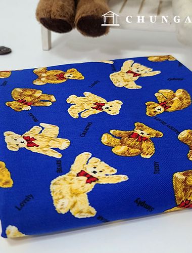 コットンオックスフォード生地20カウントリボン生地リボンテディ