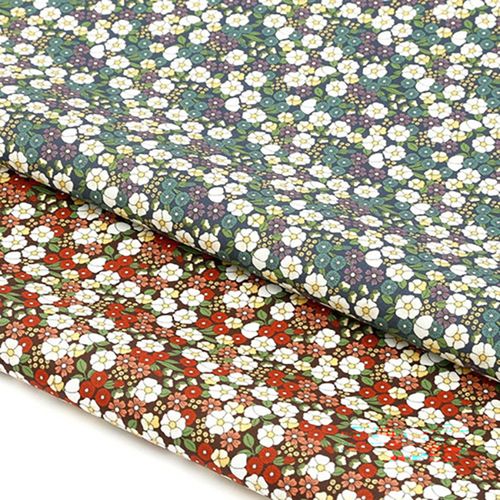環境にやさしい抗菌抗炎症団E-DTPコットン20カウントフラワーマリー