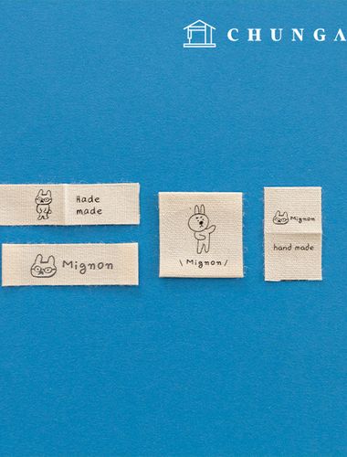 綿ラベル両接挟みラベルフレンズ4セット