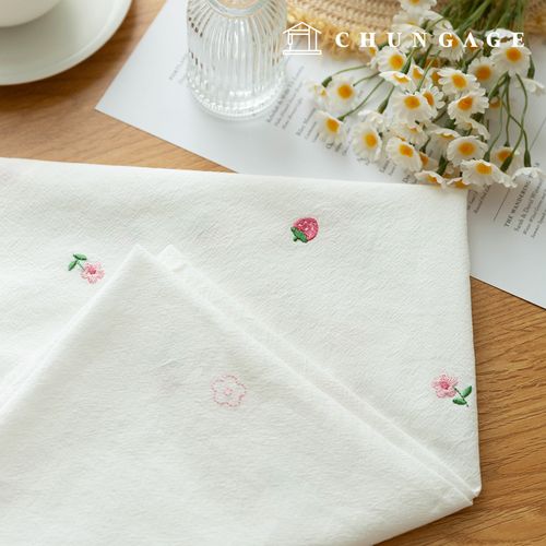 刺繍生地バイオウォッシング20カウント