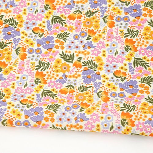 環境にやさしい抗菌抗炎症団E-DTPコットン20カウントフローラメロディ