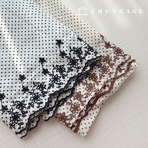 60カウントアサ刺繍レース2種9567